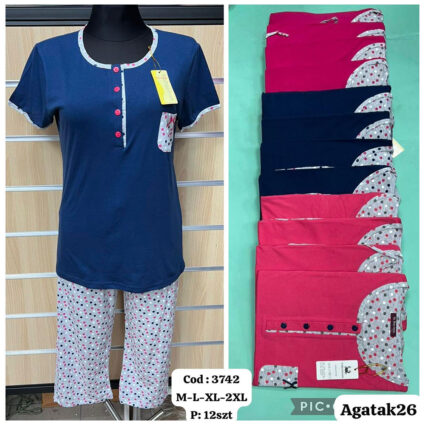Women’s pajamas M-2XL (Pack: 12 sets)
