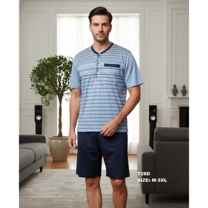 Men’s cotton pajamas M-3XL (Pack: 10 Sets)