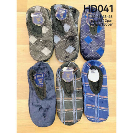 Men’s slippers 40-43 43-46 (Pack: 12 pairs)